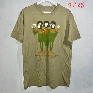 21.5x28.5 Planet Of Apes Not Kill Ape Promo T-Shirt L